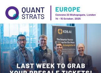 Last Chance to Join 600+ Quant Leaders in London Last Chance to Join 600+ Quant Leaders in London