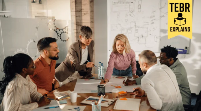 startup team planning for a new product fit in the market