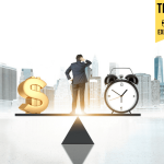 What is Opportunity Cost in Business and Why it Matters for Growth man choosing between money and time. Opportunity cost concept