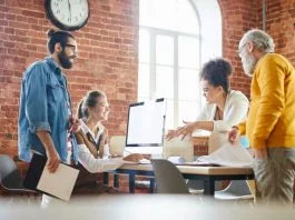 In Today’s World, What Does It Mean To Be A Full-Time Employee? Full time employees working in the office