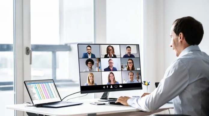 Manager managing a remote team