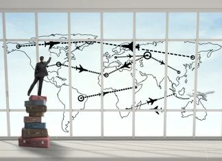 Businessman career mapping