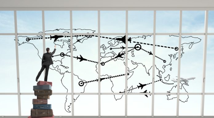 Businessman career mapping