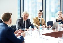 Politicians sharing strategies related to governance