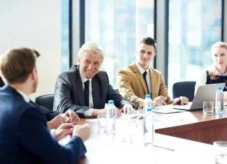 Politicians sharing strategies related to governance