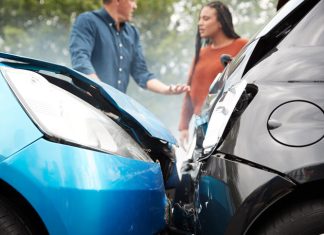 7 Tips on Choosing a Personal Injury Lawyer in Las Vegas Two Angry Motorists Arguing Over Responsibility For Car Accident