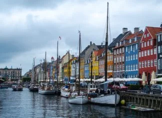European during summer time in Copenhagen