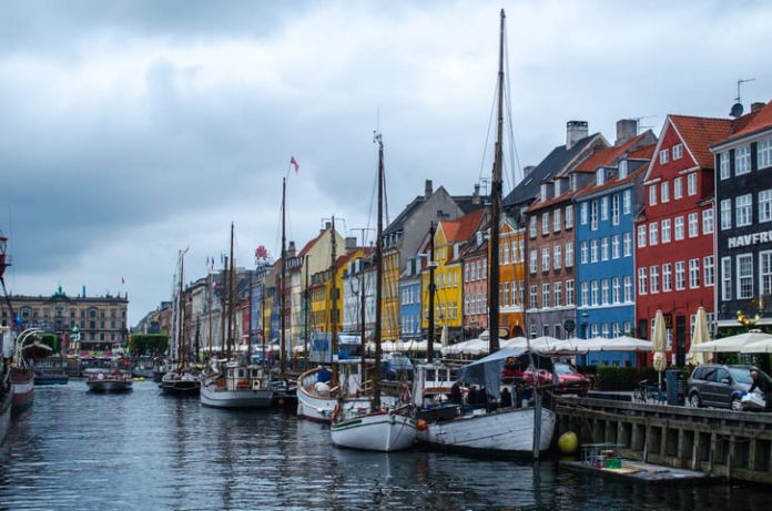 European during summer time in Copenhagen