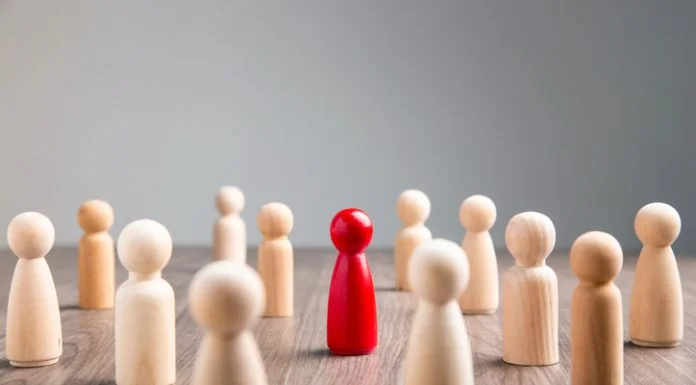 Wooden figure for personal brand