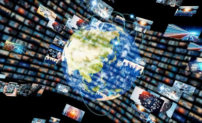 Digital contents concept. Social networking service. Streaming video. Global communication network. The Digital Phoenix Effect: How Established Firms Can Win in the Platform Era