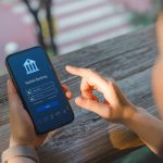 Banking app user for online payment