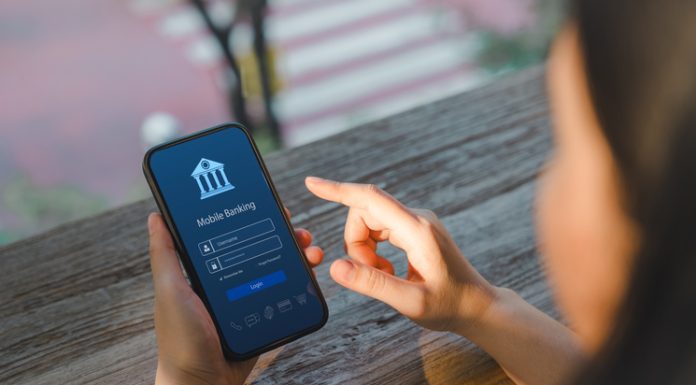 Banking app user for online payment