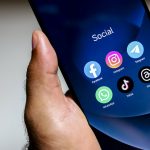 Social media icons. tiktok, facebook, instagram, twitter