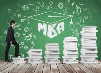 Student choosing between MBA