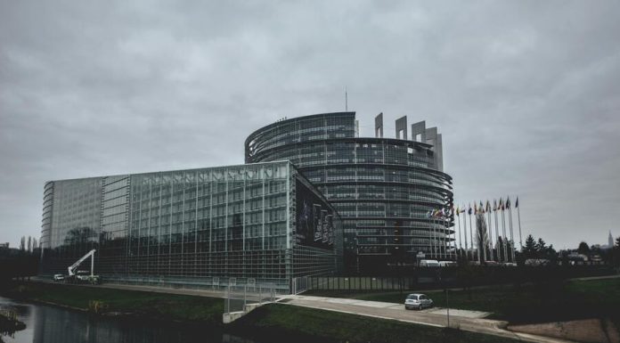 European Parliament building in starsbourg for Tobacco control