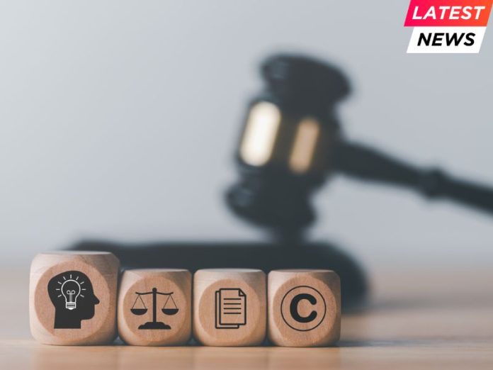 Author-copyright wooden blocks Author-copyright wooden blocks