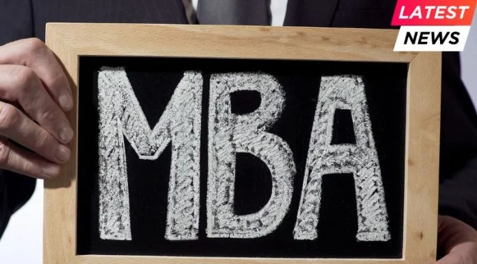 LinkedIn Ranks Top MBA Programs for Career Growth LinkedIn - MBA written on blackboard