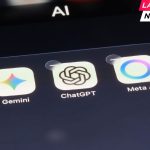 OpenAi ChatGPT, Gemini and Meta AI app icons