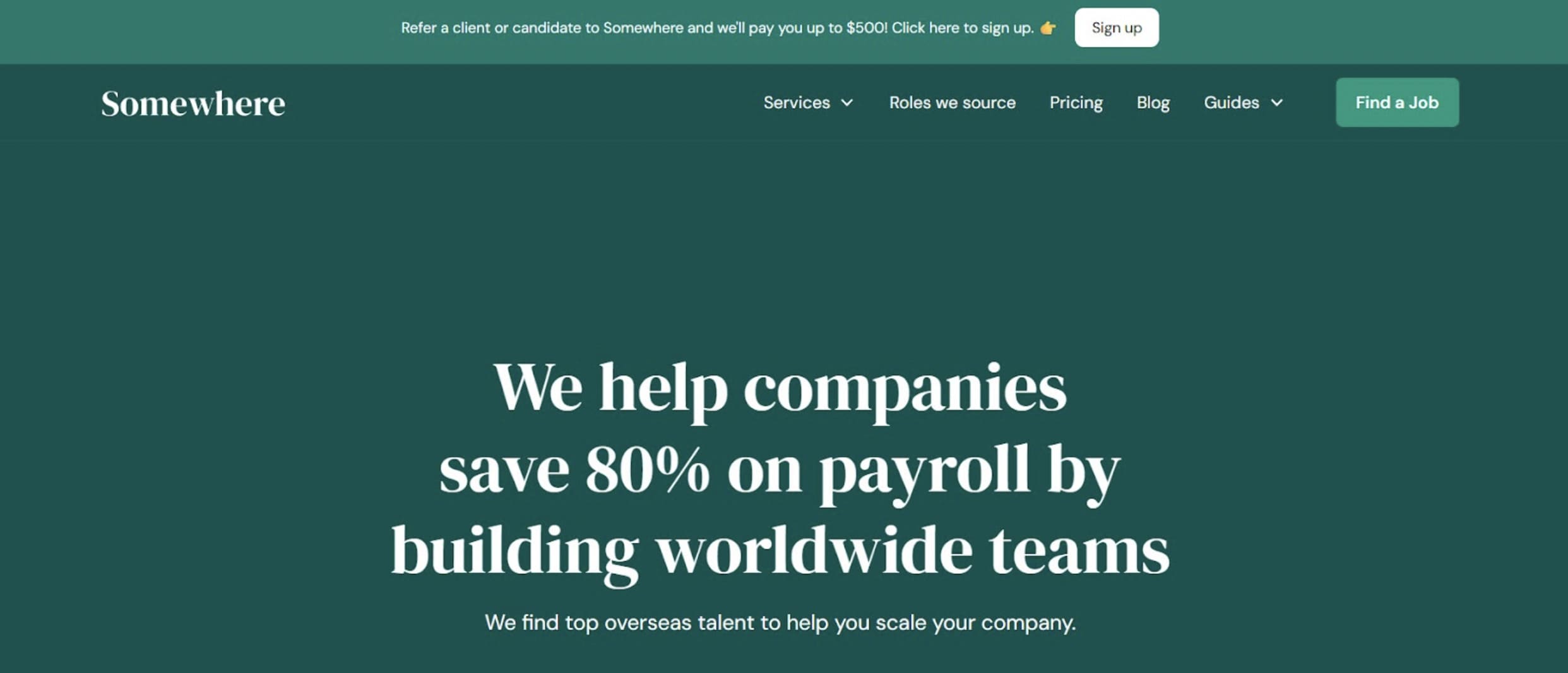 Somewhere - Remote Staffing