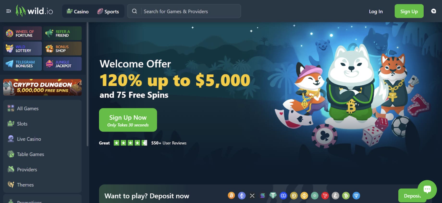 Wild.io: Variety Of Crypto Currencies To Gamble With 