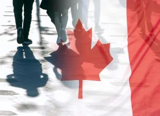 Refugee Canada flag