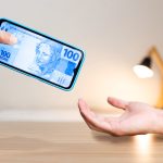 Parent giving digital allowances to student