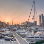 Aluminum dock for marinas and port