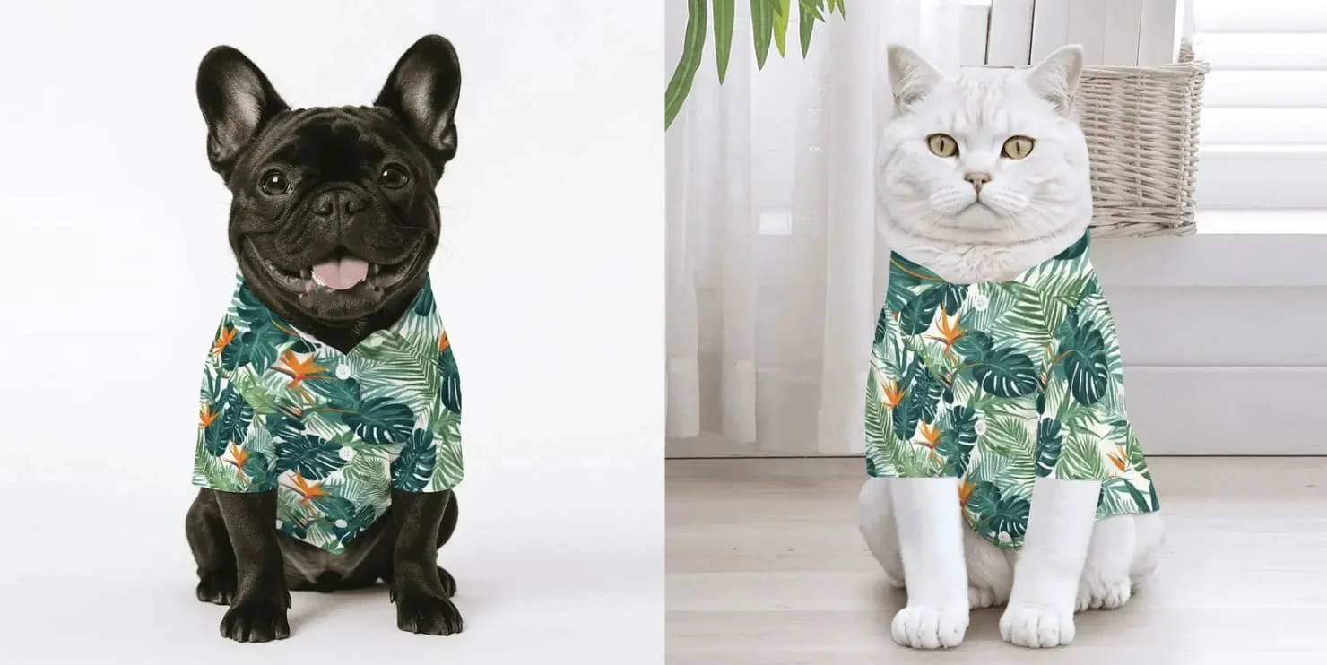 Custom Pet Hawaiian Shirt - Print-On-Demand