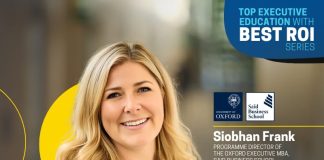 Siobhan Frank, Oxford Executive MBA