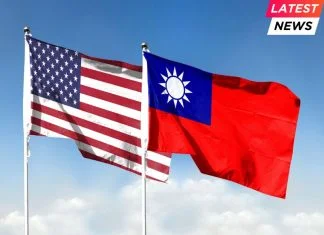 Taiwan Rejects U.S. Proposal for 50-50 Chip Production Chip - Taiwan flag and American flag