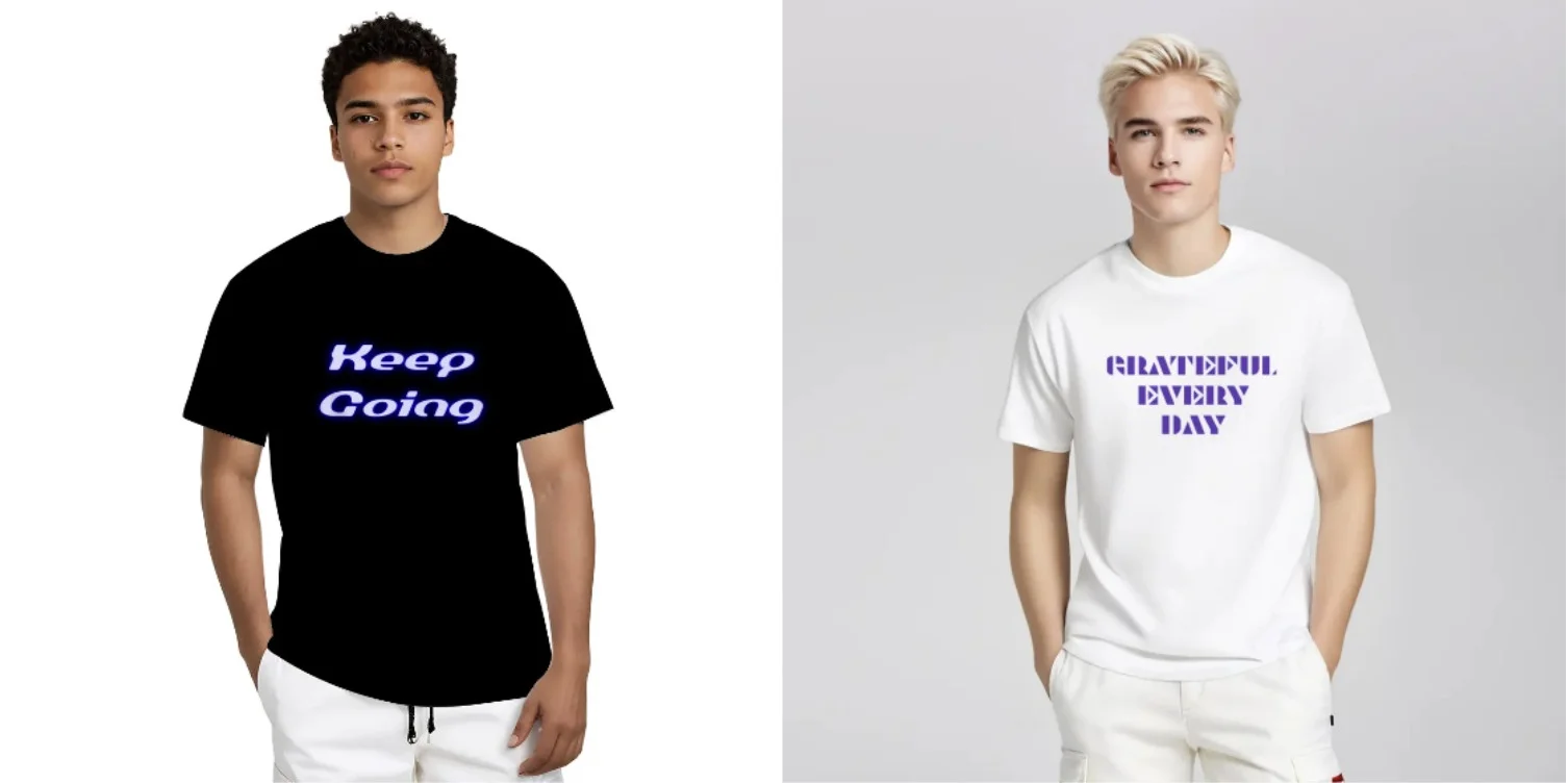 Custom Unisex Cotton T-Shirt Customized Services (Made in USA) - Print on Demand Fulfillment