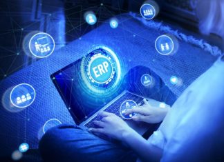 Competitive Advantage for Business: Why Companies Lose without Digital Tools Enterprise resource planning holographic interface for Businesses.