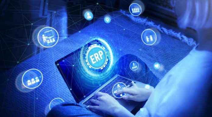 Competitive Advantage for Business: Why Companies Lose without Digital Tools Enterprise resource planning holographic interface for Businesses.