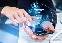 Stablecoins and European Business: The Digital Payment Revolution Reshaping Corporate Finance Woman finger touch smartphone, digital money and stablecoins