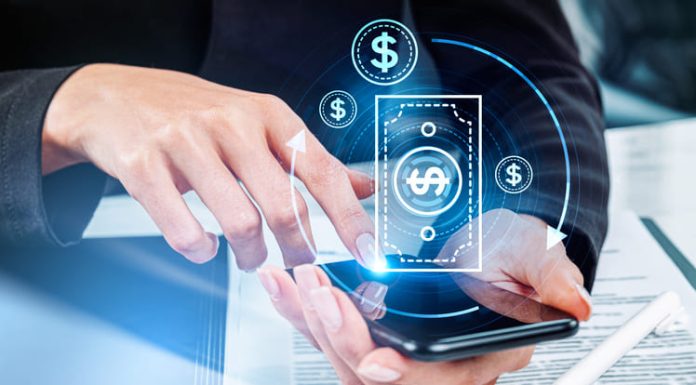 Stablecoins and European Business: The Digital Payment Revolution Reshaping Corporate Finance Woman finger touch smartphone, digital money and stablecoins