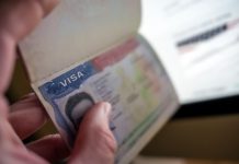 Photo passport with visa