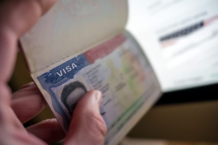 Photo passport with visa