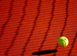 Tennis ball for fans of sports