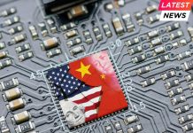 Nvidia Chief Warns China Is Poised to Overtake U.S. in AI Race Nvidia - Flag of USA and China