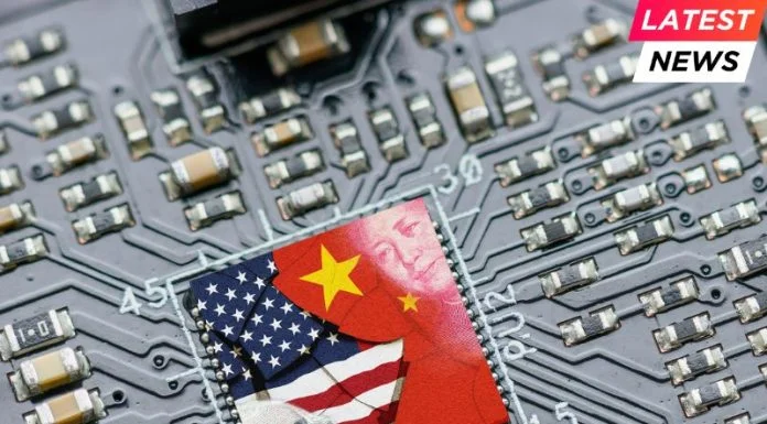 Nvidia Chief Warns China Is Poised to Overtake U.S. in AI Race Nvidia - Flag of USA and China