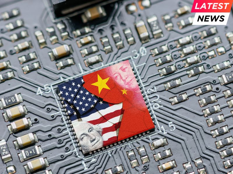 Nvidia - Flag of USA and China