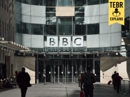 Donald Trump Threatens BBC Lawsuit Over January 6 Documentary Controversy BBC headquarters, Broadcasting House, London, UK