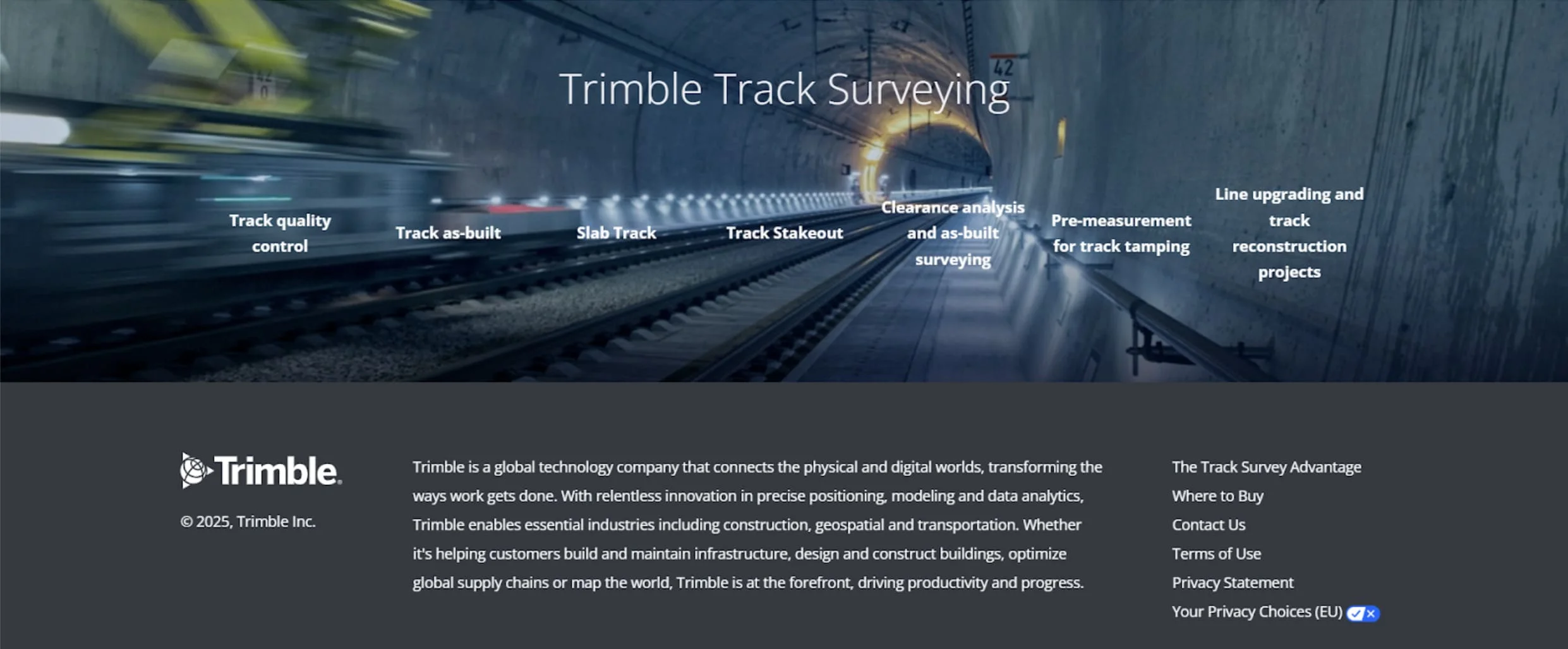 Trimble Track Surveying
