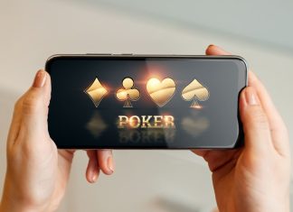 Malaysia - smartphone with playing cards