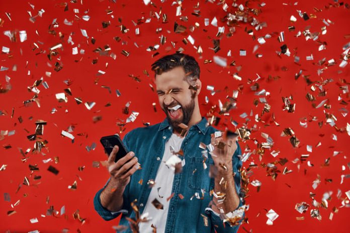 Winner in online casino