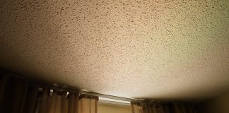 Acoustic - textured ceiling