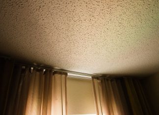 Acoustic - textured ceiling