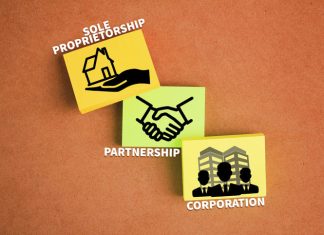Three common types of businesses is a sole proprietorship, partnership, and corporation