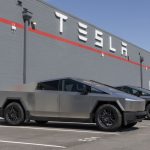 Tesla Cybertruck Sales Drop Tesla Cybertruck display