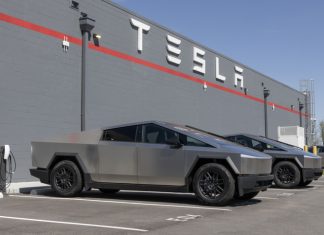 Tesla Cybertruck display